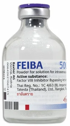 Picture of FEIBA 500 I.U. / 10 ML PWD. I.V. INF. VIAL