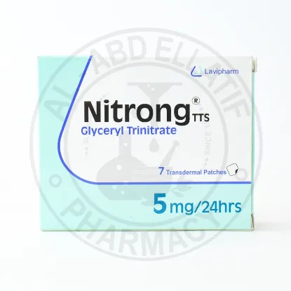 Picture of NITRONG TTS 5 MG / 24 HR 7 PATCHES