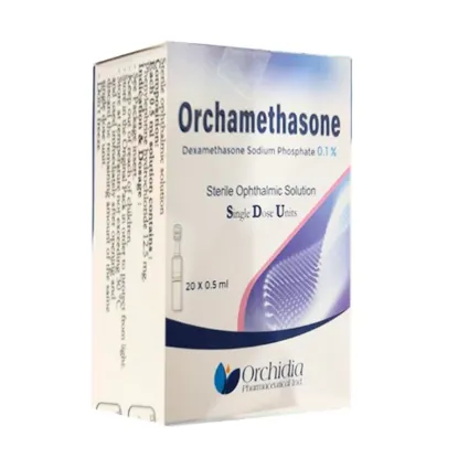 Picture of ORCHAMETHASONE 0.1% EYE DROPS 20*5 ML SDU