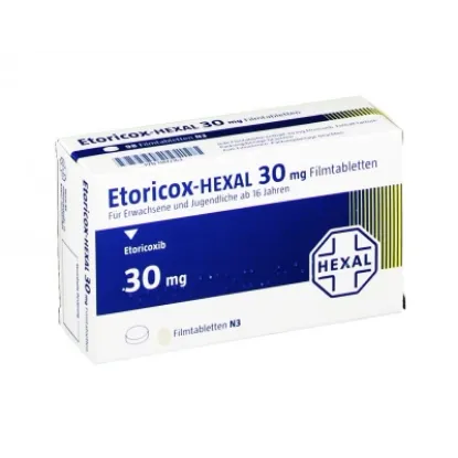 Picture of ETORICOX-HEXAL 30 MG 30 F.C.TAB