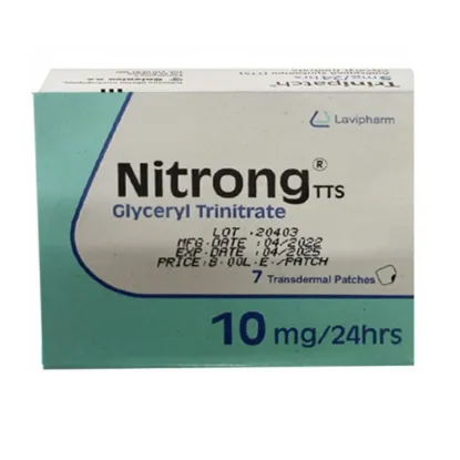 Picture of NITRONG TTS 10 MG/ 24 HR 7 PATCHES