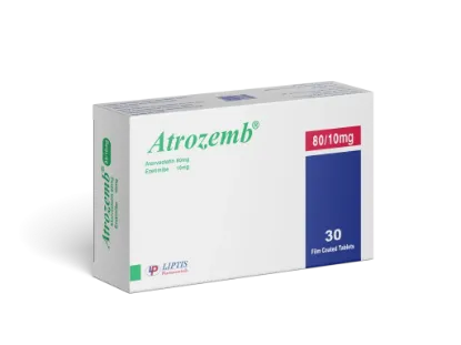 Picture of ATROZEMB 80/10MG 30 F.C. TAB