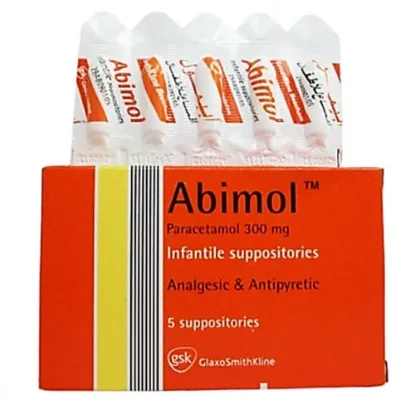 Picture of ABIMOL 300MG 5 RECTAL SUPP