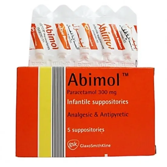 Picture of ABIMOL 300MG 5 RECTAL SUPP