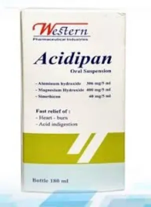 Picture of ACIDIPAN ORAL SUSP. 180 ML