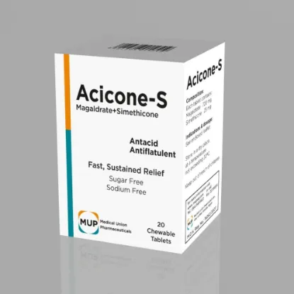 Picture of ACICONE-S 720/25MG 20 CHEW. TAB