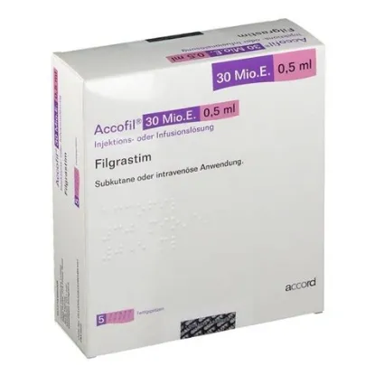 Picture of ACCOFIL 30 MIU/0.5ML 5 PREFILLED SYRINGES