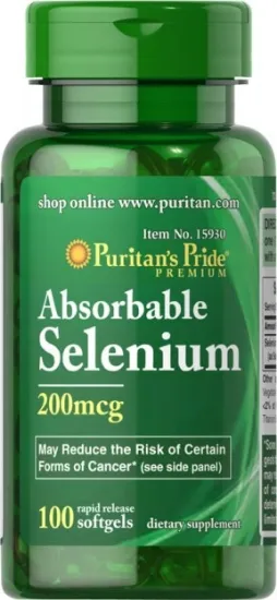 Picture of SELENIUM 200 MCG ABSORBABLE 100 CAP