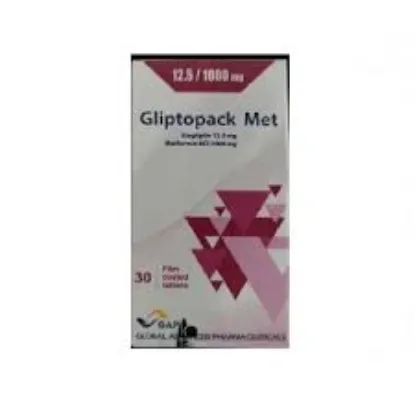 Picture of GLIPTOPACK MET 12.5/1000 MG 30 TAB