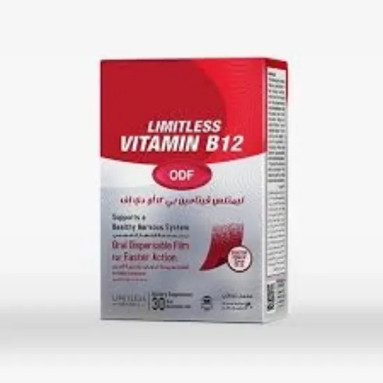 Picture of LIMITLESS VITAMIN B12 ODF 30 ORAL FLIM