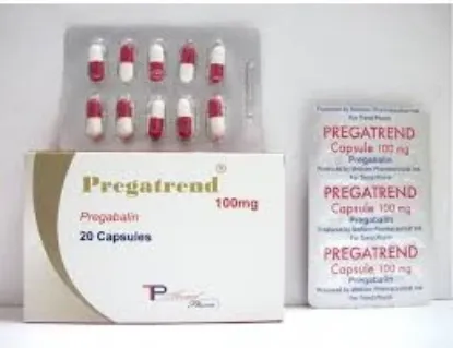 Picture of PREGATREND 100MG 20 CAP