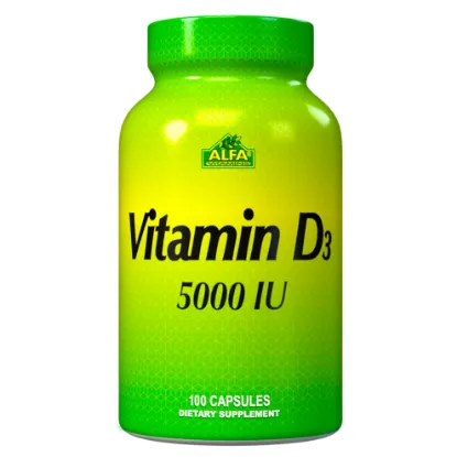 Picture of ALFA  VITAMIN D 5000 100 TABLETS