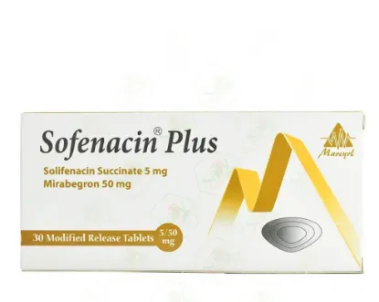 Picture of SOFENACIN PLUS 5/50 MG 30 MODIFIED REL. TABS.