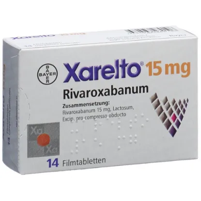 Picture of XARELTO 15 MG 14 TABLETS