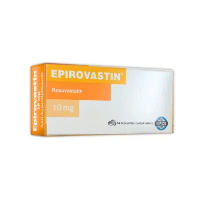 Picture of EPIROVASTIN 10 MG 14 TABS.