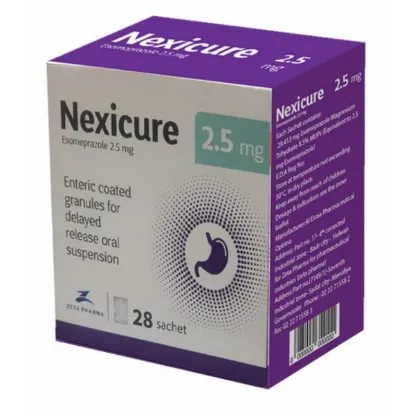 Picture of NEXICURE 2.5 MG 28 SACHETS