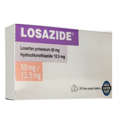 Picture of LOSAZIDE 50/12.5MG 30 F.C.TABS.